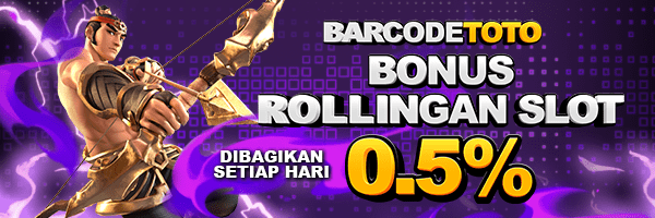 Bonus Rollingan Slot 0.5% Dibagikan Setiap Hari